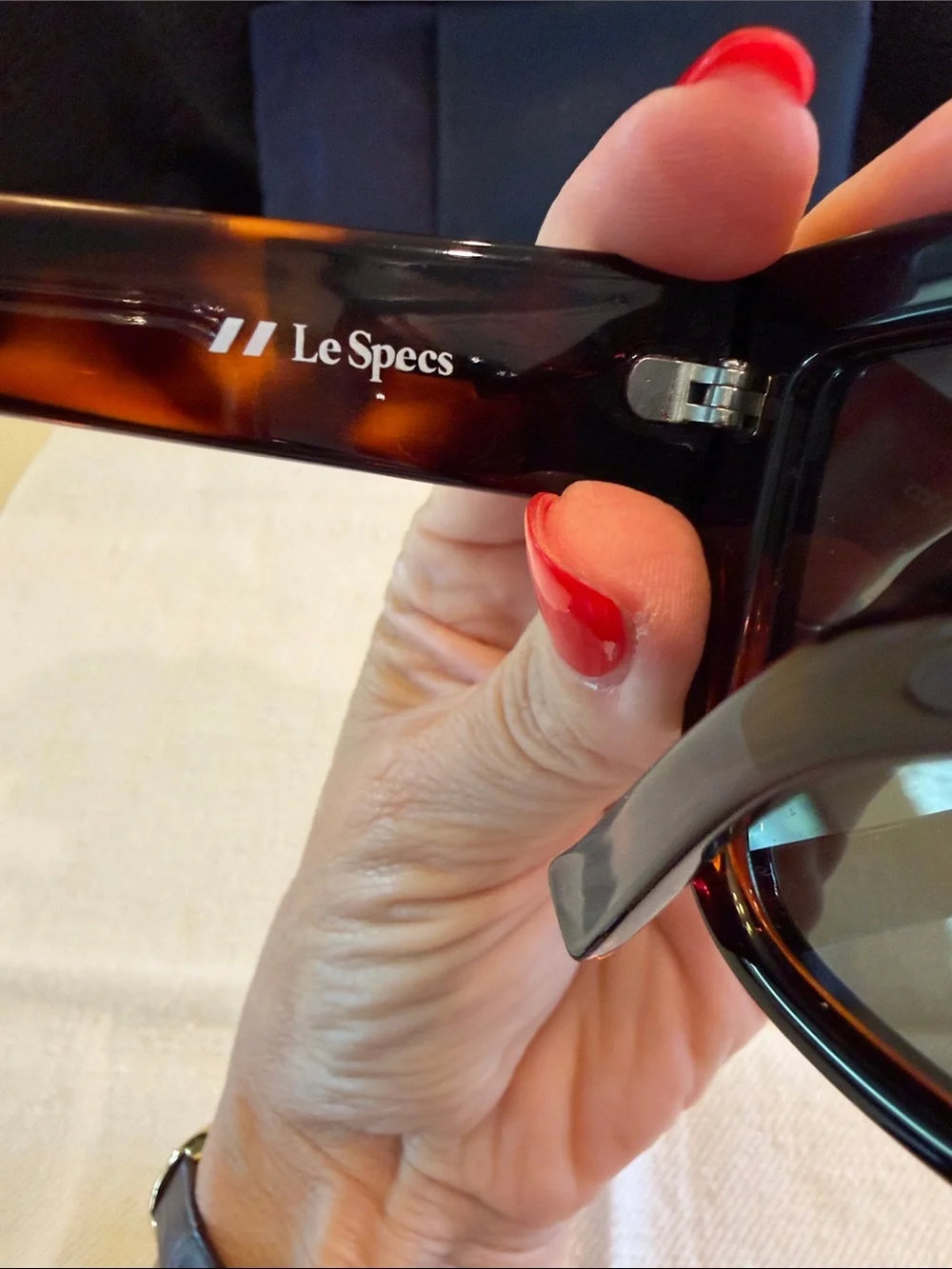 Le Specs Total Eclipse Tortoiseshell and Black Cat-Eye Sunglasses